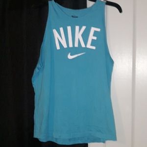 Women's Nike Blue Tank Top
